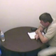 Detective Rodney Crud interrogates John Crawford’s girlfriend, Tasha Thomas, shortly after Crawford was fatally shot by police.
The Guardian screenshot